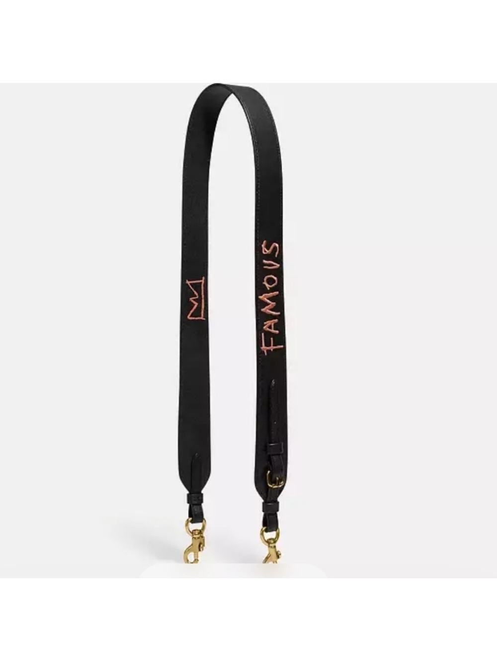 New Authentic Coach X Jean-Michel Basquiat Shoulder Bag Strap